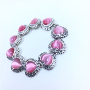 Silverton bracelet with the most gorgeous pink glass